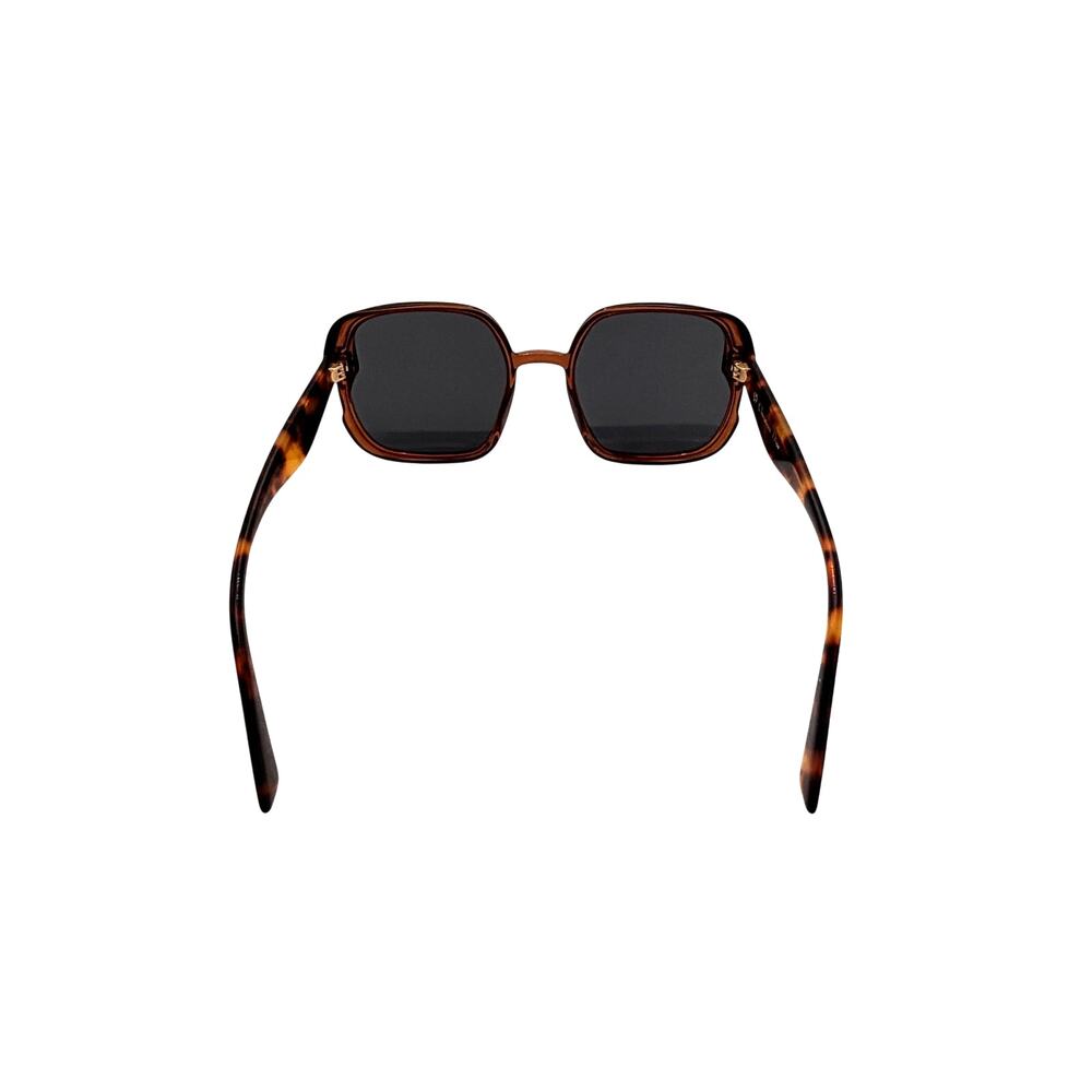 Christian Dior Nuance Gray Rounded Tortoise Shell Sunglasses - Picture 7 of 7
